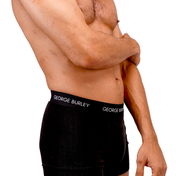 3Pack Boxers Black with Blue/ Grey / Black view 5