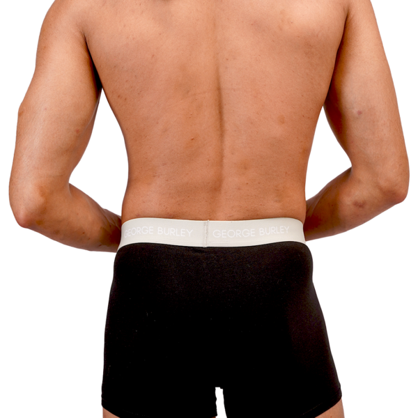 3Pack Boxers Black with Blue/ Grey / Black view 7